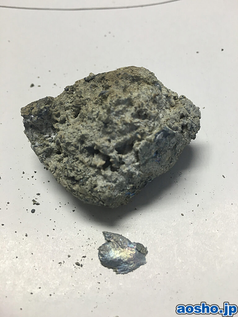 亜鉛ってこんな金属ですね。びっくり!