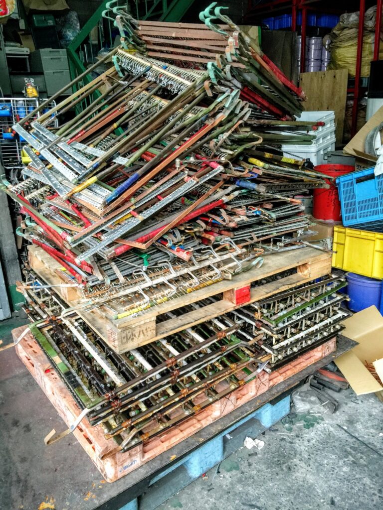 メッキハンガーラック