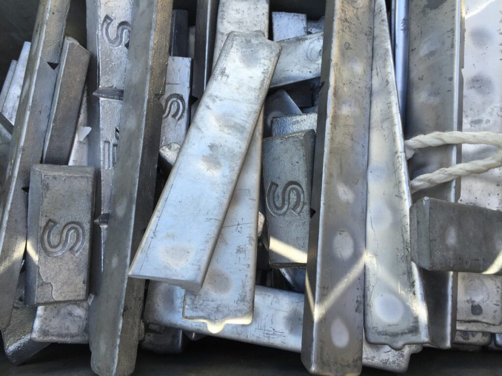 活字鉛インゴット